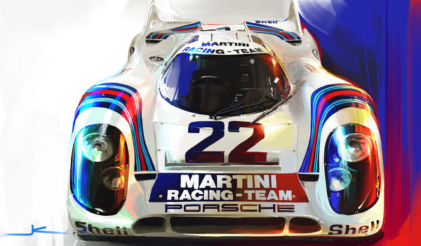 Porsche 917 K Team Martini Racing  #22, Winner 24 Hours Le Mans 1971