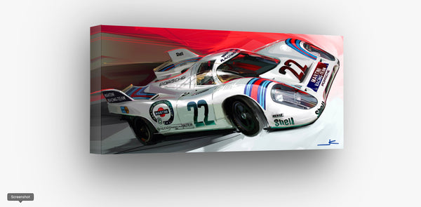 Porsche 917 K Team Martini Racing  #22, Winner 24 Hours Le Mans 1971