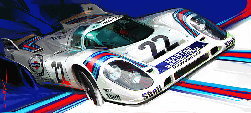 Porsche 917 K Team Martini Racing  #22, Winner 24 Hours Le Mans 1971